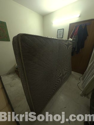 Queen Size Partex Bed + Spring Mattress